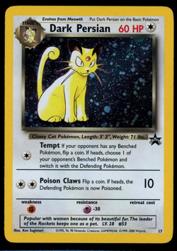 Pokemon - WOTC Blackstar Promo - Dark Persian Holo - #17 Copy B - Image 1