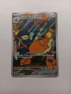 Pokemon TCG Team Rockets Raticate Card 202/182 Destined Rivals - Image 3