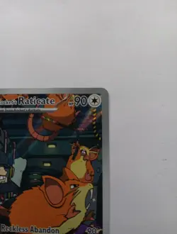 Pokemon TCG Team Rockets Raticate Card 202/182 Destined Rivals - Image 5