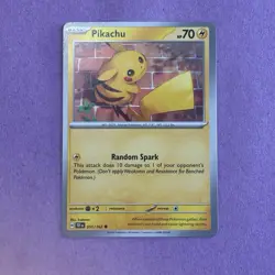 Pokemon Pikachu Temporal Forces 051/162 Common LP - Image 1