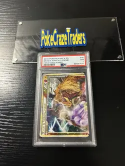 Pokemon Entei & Raikou Legend Top Unleashed Holo Rare #90 PSA 7 - Image 2