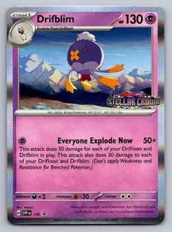 Drifblim 135 Holo Promo Scarlet & Violet Promo Pokemon Holo Near Mint - Image 1