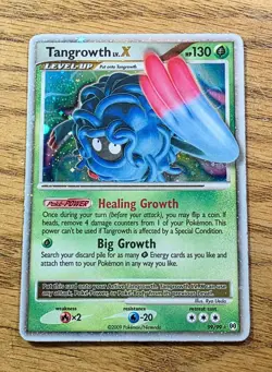 Pokemon cards Tangrowth LV.X HOLO 99/99, 2009, HP. - Image 1