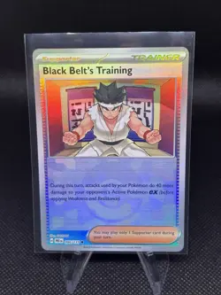 Black Belt's Training (Poke Ball) - 096/131 - Pokemon Prismatic Evolutions NM - Image 1