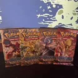 Pokemon XY Steam Siege Booster Pack - 4 Count 820650801334 - Image 1