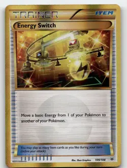 ENERGY SWITCH 109/108 SECRET RARE ROARING SKIES POKEMON MP - Image 1