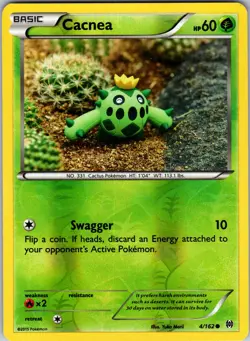 Cacnea 4/162 XY - BREAKthrough Pokemon TCG LP - Image 1