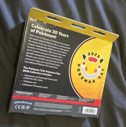 Pokemon TCG Pokemon Day 2026 Collection Box Pikachu Promo Coin 3 Boosters - Image 2