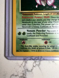 Pokemon TCG - Venomoth - Jungle 13/64 Holo - Image 5