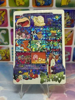 Pokemon Charizard Vintage Pocket Monsters Vending HOLO Prism Sticker 99 Nintendo - Image 4