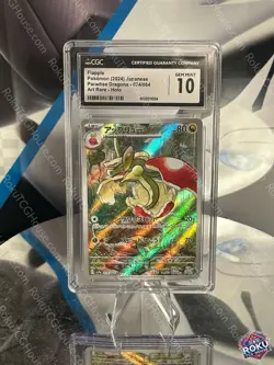 Pokemon Flapple 074/064 (Japanese) Sv7a: Paradise Dragona CGC 10 Gem Mint - Image 1