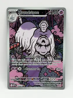 Houndstone 145/132 Mega Evolution NM Illustration Rare Pokemon TCG - Image 1