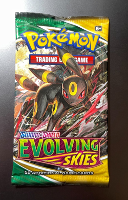 Pokemon EVOLVING SKIES Guaranteed V/FULL ART/SECRET Sealed HOT PACK Umbreon AltU - Image 1