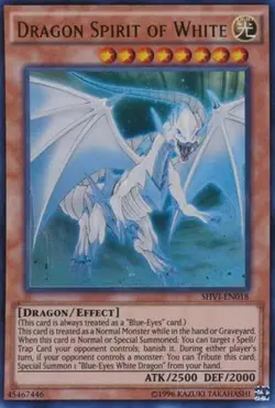 Dragon Spirit of White - SHVI-EN018 - Ultra Rare - Unlimited Edition - Near Mint - Image 1