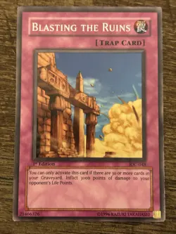 Yugioh - Blasting the Ruins IOC-048 1st Edition - Invasion of Chaos - Image 1