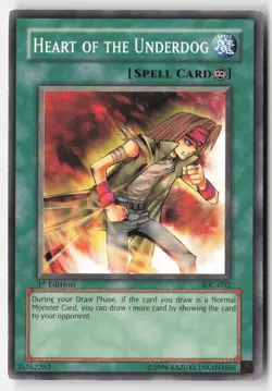 Yugioh - Heart of the Underdog IOC-032 1st Edition - Invasion of Chaos - Image 1