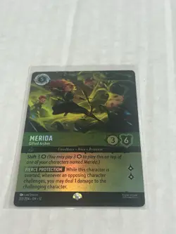 Disney Lorcana TCG Merida Gifted Archer 213/204 Epic Wilds Unknown - Image 1