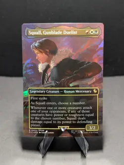 Squall, Gunblade Duelist #453 - FF MTG - Borderless Foil Rare NM Final Fantasy - Image 1
