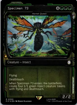 Specimen 73 - Hornet Queen (Showcase) 350 Universes Beyond: Fallout MTG Foil LP - Image 1