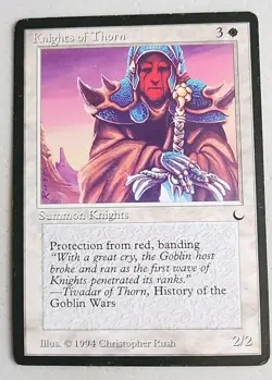 Knights of Thorn The Dark Regular MP Moderately Played - Image 1