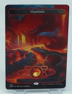 Lot of (2) Magic the Gathering Unfinity Foil #489 Mountain - Image 3