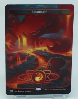 Lot of (2) Magic the Gathering Unfinity Foil #489 Mountain - Image 4