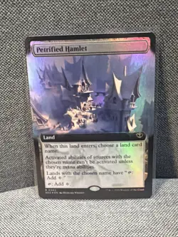 Petrified Hamlet (Extended Art) Secrets of Strixhaven Foil - Image 1