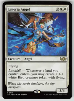 Emeria Angel Normal R Commander: Tarkir: Dragonstorm 114 NM - Image 1