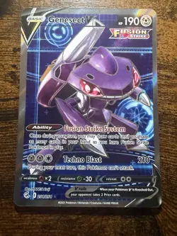 The Pokemon Company Genesect V Full Art Ultra Rare Holo 254/264 Fusion Strike - Image 1
