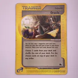 Oracle 138/144 Skyridge Pokemon TCG Uncommon Regular HP Heavily Played - Image 1