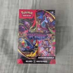 Pokemon TCG Mega Evolution: Phantasmal Flames 6-Pack Booster Bundle English - Image 1