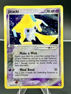 Pokemon Jirachi 8/101 EX Hidden Legends Holo Rare 70 HP 2004 Card - Image 1
