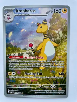 Pokemon TCG Ampharos Illustration Rare IR Chaos Rising 090/086 NM - Image 1