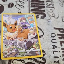Pokemon Eevee Brilliant Stars Trainer Gallery TG11/TG30 Full Art Holo English - Image 1