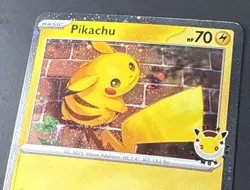 Pikachu 051/162 Pokemon Day 2026 - Anniversary Stamped NM - Image 2