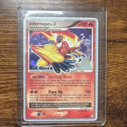 Pokemon TCG Infernape LV.X 121/130 - Diamond and Pearl Holo - MP - Image 1