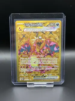Pokemon TCG Charizard EX Hyper Rare Holo Card 228/197 Sv03: Obsidian Flames - Image 1