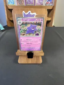 ✨ Pokemon Gengar 094/165 – SV 151 Cosmos Holo – SWIRL HOLO ✨ - Image 1