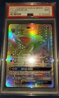 2017 Espeon GX - PSA 9 Pokemon - Sun & Moon F.A. 152/149 - Image 3