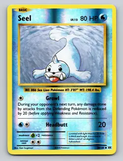 Seel 28/108 Common XY Evolutions Pokemon Reverse Holo NM - Image 1