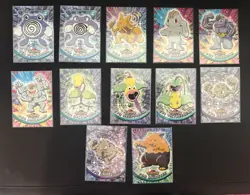 Lot of 42 Topps TV Animation Pokemon - Blue/black Logo - Image 3
