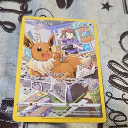 Pokemon Eevee Brilliant Stars Trainer Gallery TG11/TG30 Full Art Holo English - Image 1