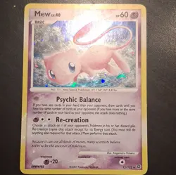 Pokemon Mew Secret Wonders #15/132 Holo Rare Holo 2007 MP Holo Bleed Swirl - Image 4
