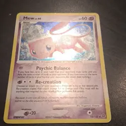 Pokemon Mew Secret Wonders #15/132 Holo Rare Holo 2007 MP Holo Bleed Swirl - Image 5
