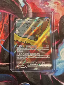 Team Rocket's Moltres ex 208/182 Ultra Rare Destined Rivals Pokemon Holo NM - Image 1