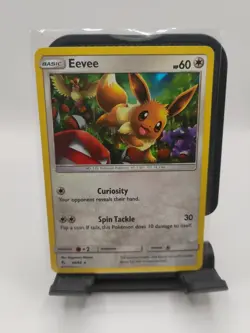 Eevee 48/68 Holo Rare Hidden Fates Pokemon Card - Image 1