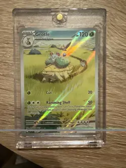 Pokemon TCG Grotle 164/162 Temporal Forces Illustration Rare Card NM - Image 1