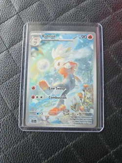 Pokemon TCG Raboot Stellar Crown Holo Illustration Rare Card 147/142 Mint - Image 1