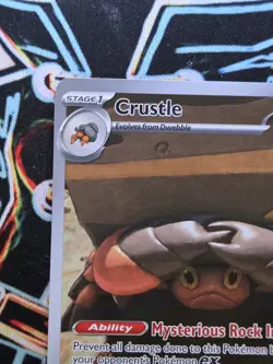 Pokemon TCG - Crustle 186/182 - Illustration Rare - Destined Rivals - NM/M - Image 3