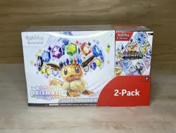 Pokemon Scarlet & Violet Prismatic Evolutions Costco Bundle 2-Pack NEW SEALED - Image 1